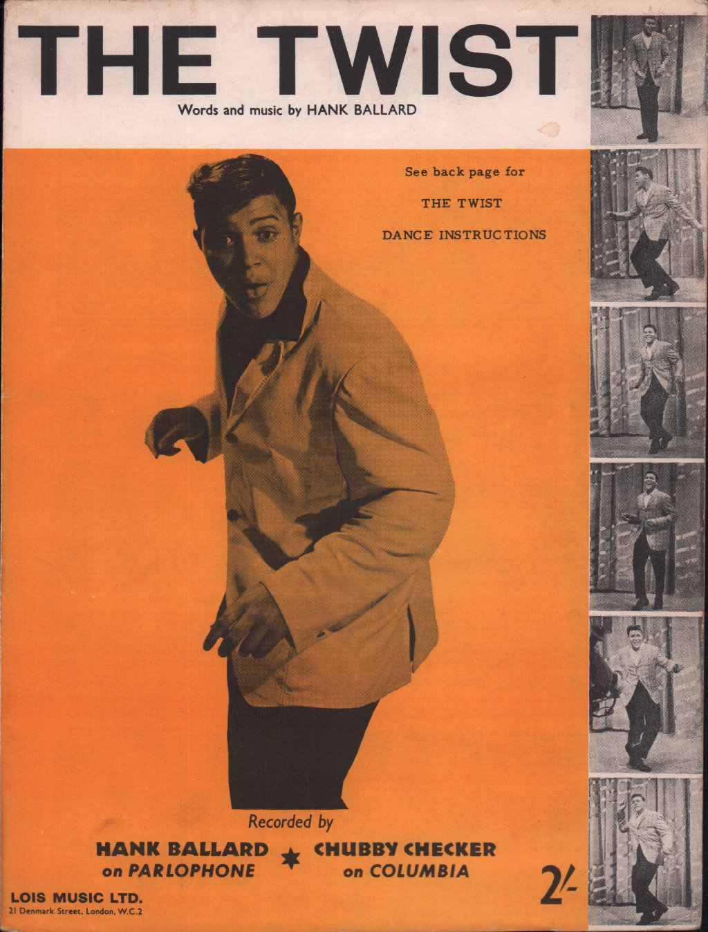 Hank Ballard - twist - Sheet Music