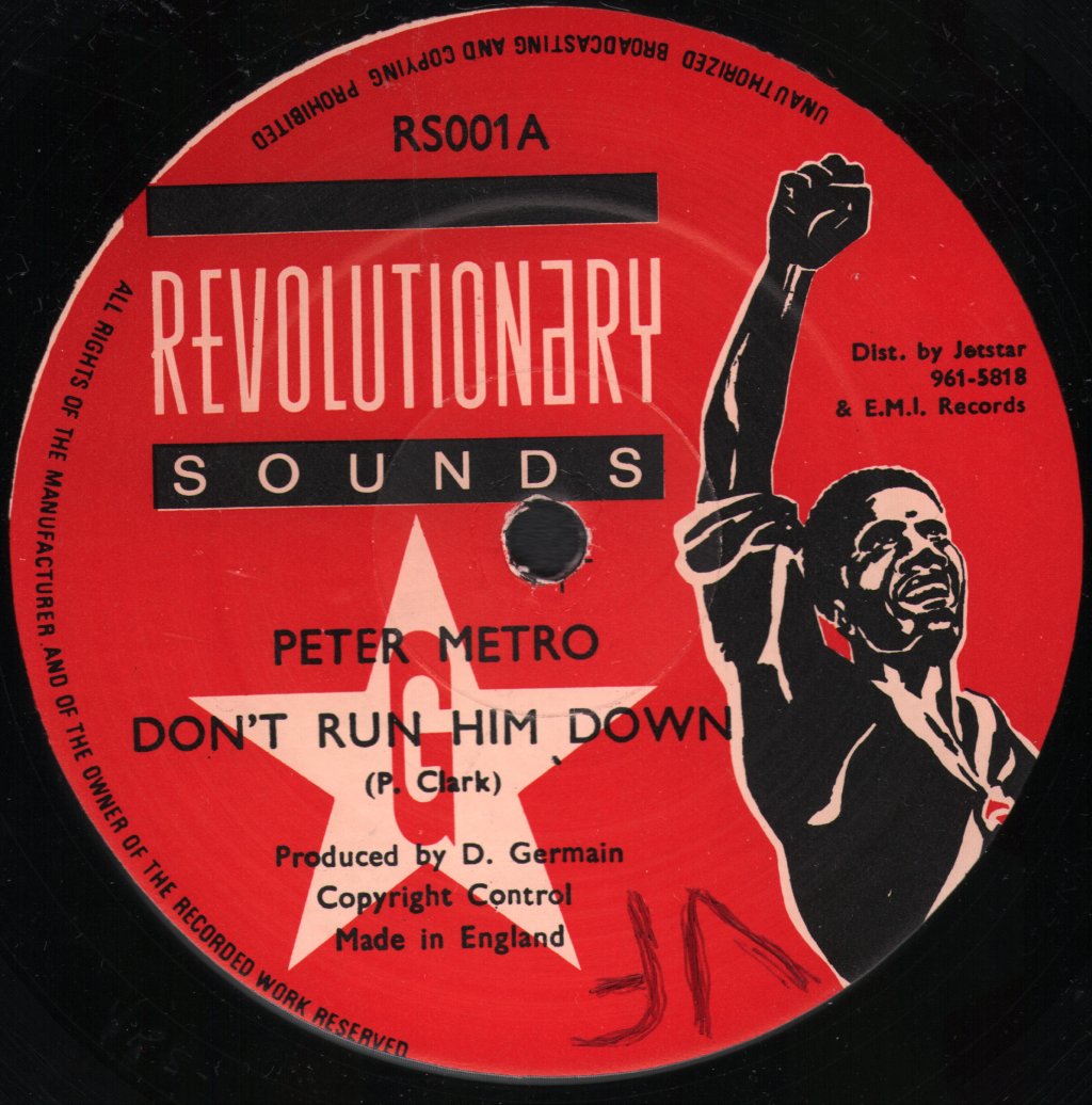 Peter Metro - Don't Run Him Down / Don't Touch The Crack (Cocaine) - 12 Inch