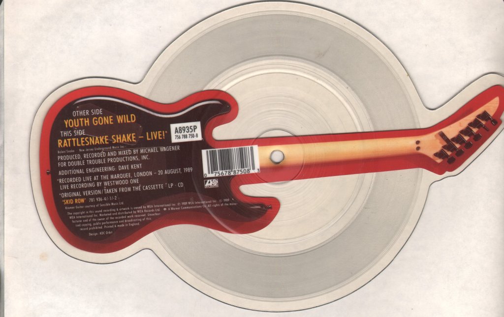 Skid Row - Youth Gone Wild - 7 Inch