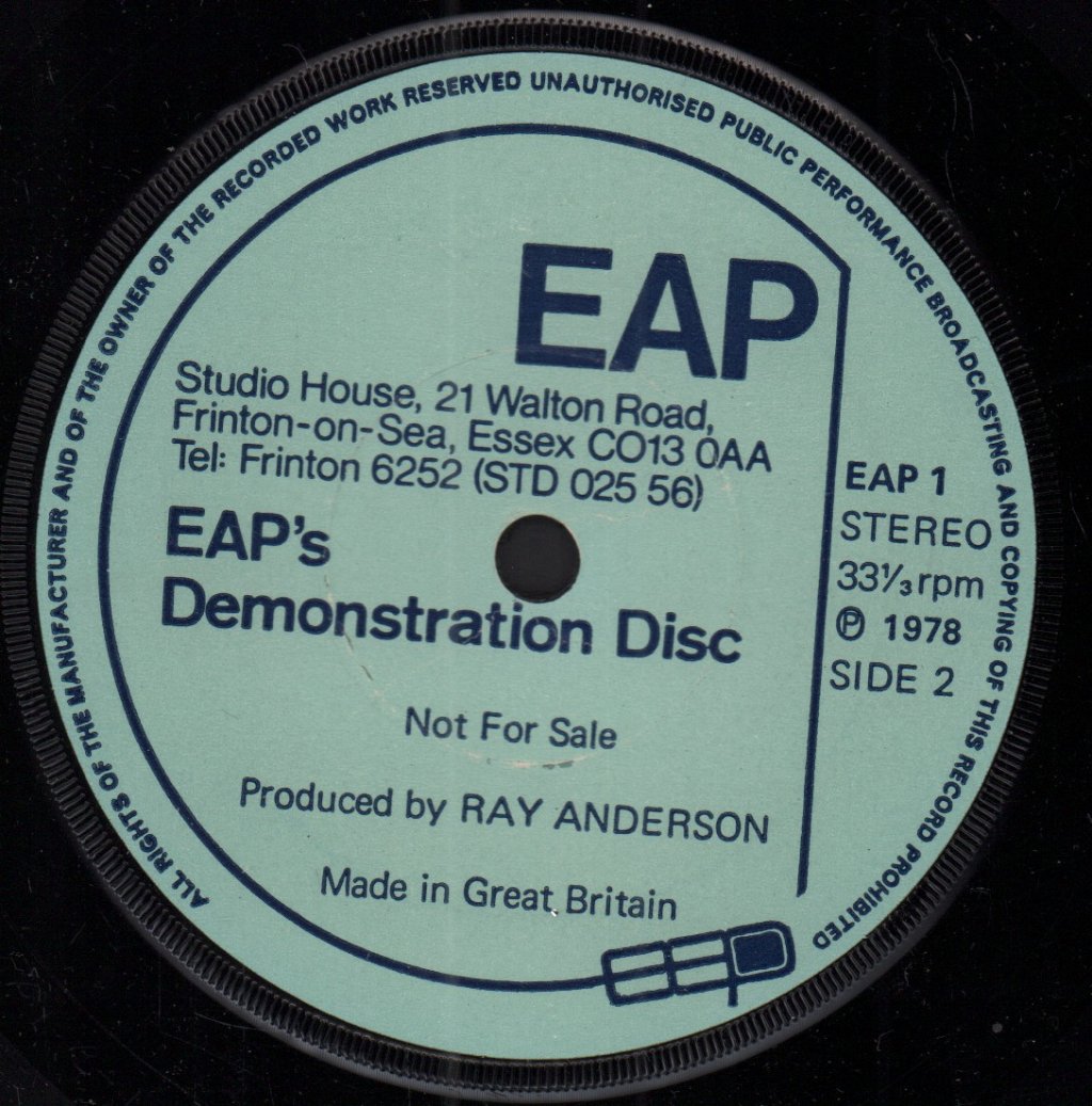 Various Artists - EAP's Demonstration Disc - 7 Inch