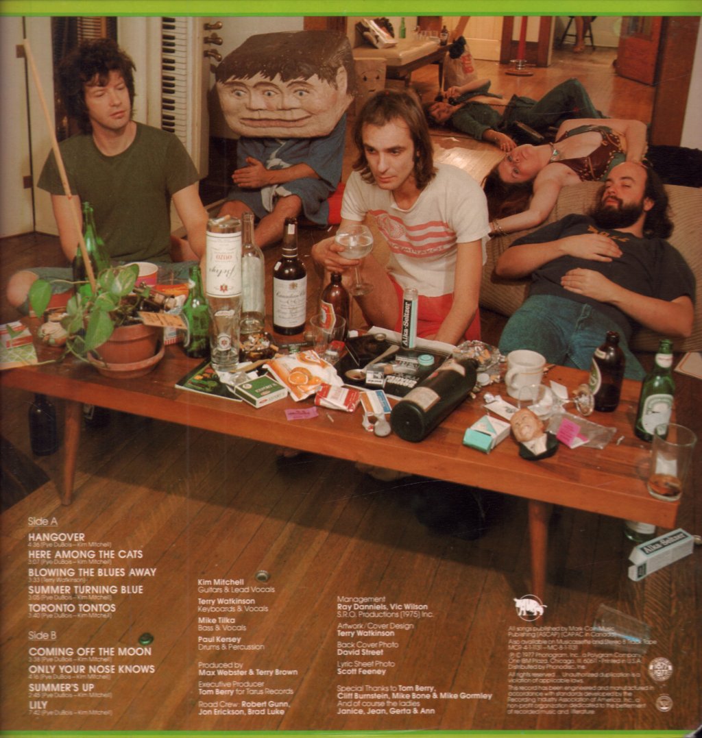 Max Webster - Hangover - Lp
