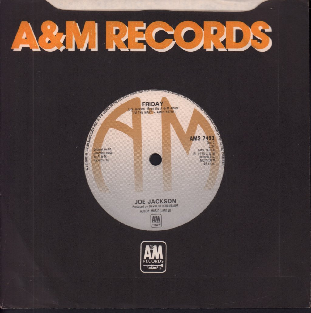 Joe Jackson - It's Different For Girls - 7 Inch