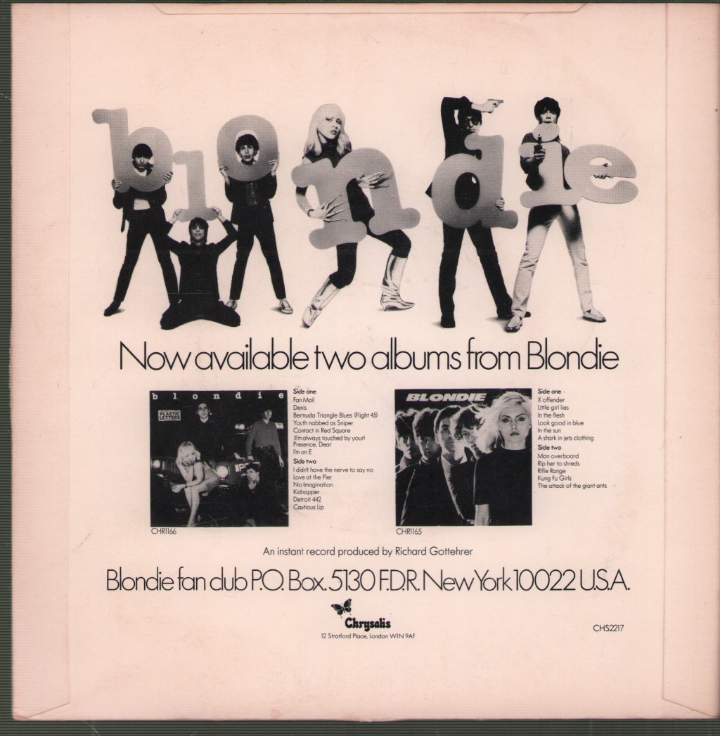 Blondie - Presence Dear - 7 Inch