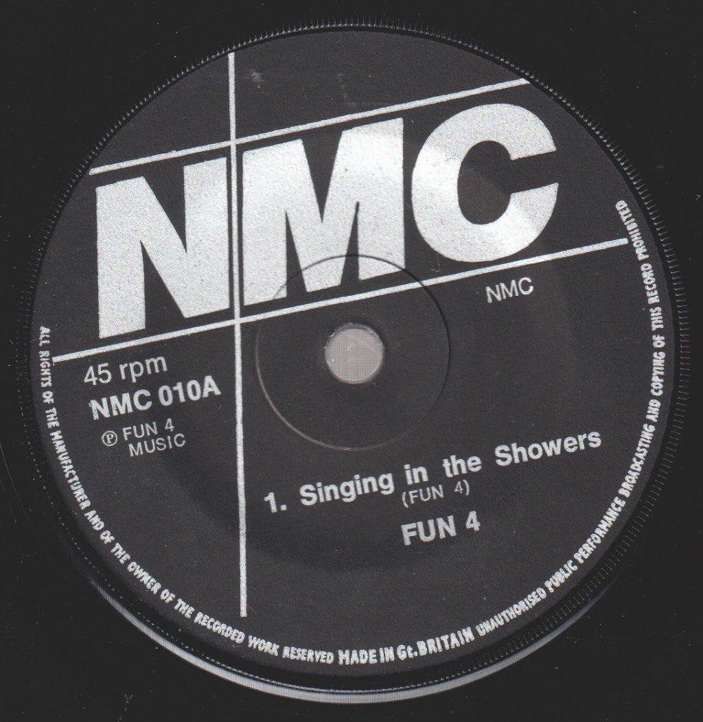 Fun 4 - Singing In The Showers - 7 Inch