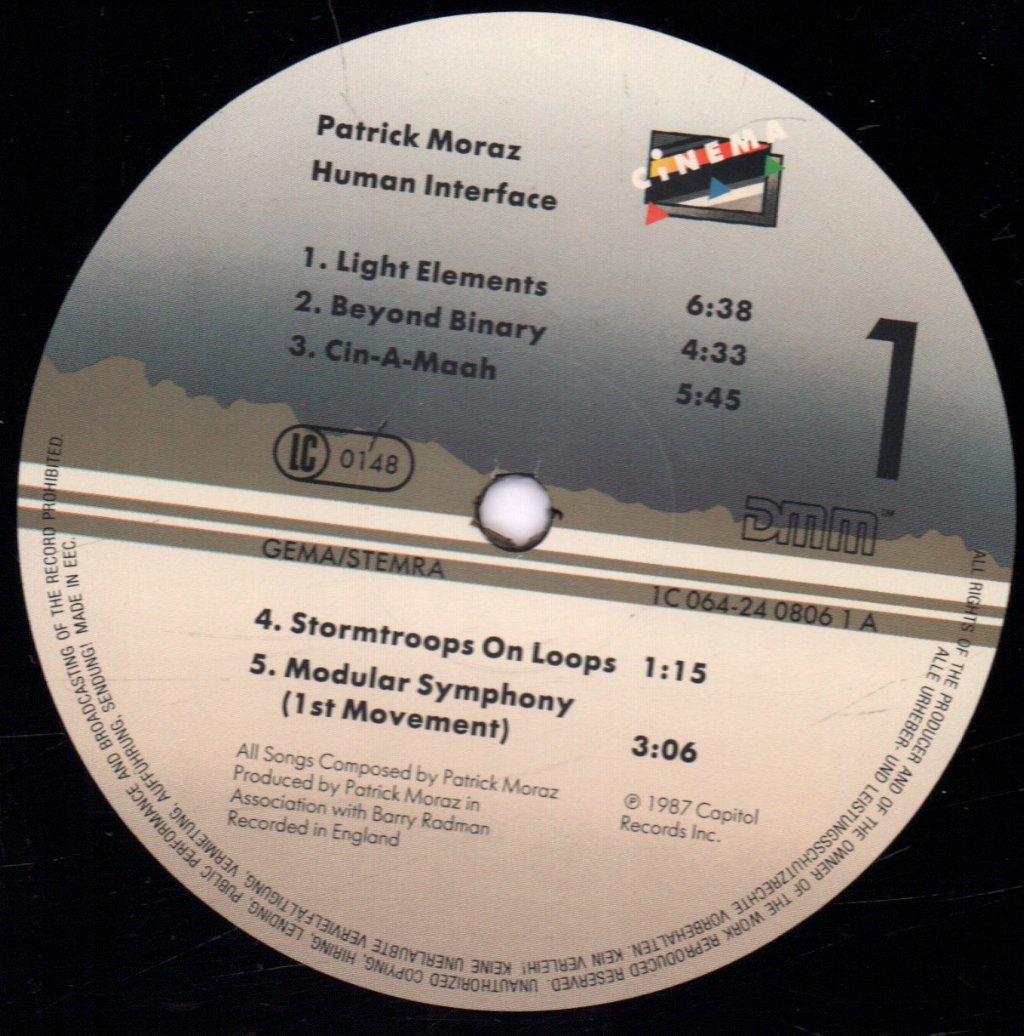 Patrick Moraz - Human Interface - Lp