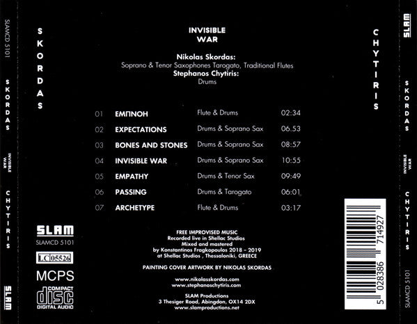 Nikolas Skordas Stephanos Chytiris - Invisible War - Cd