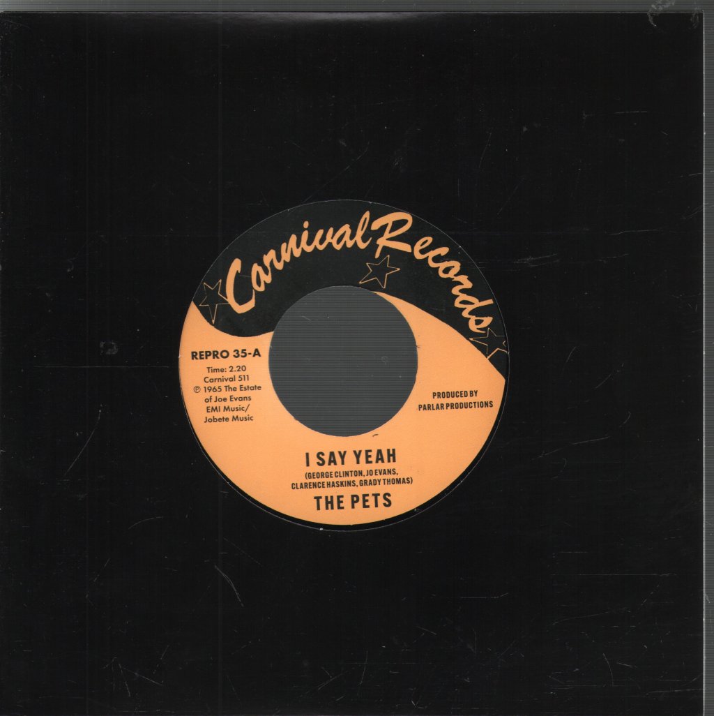 Pets / Lee Williams and the Cymbals - I Say Yeah - 7 Inch