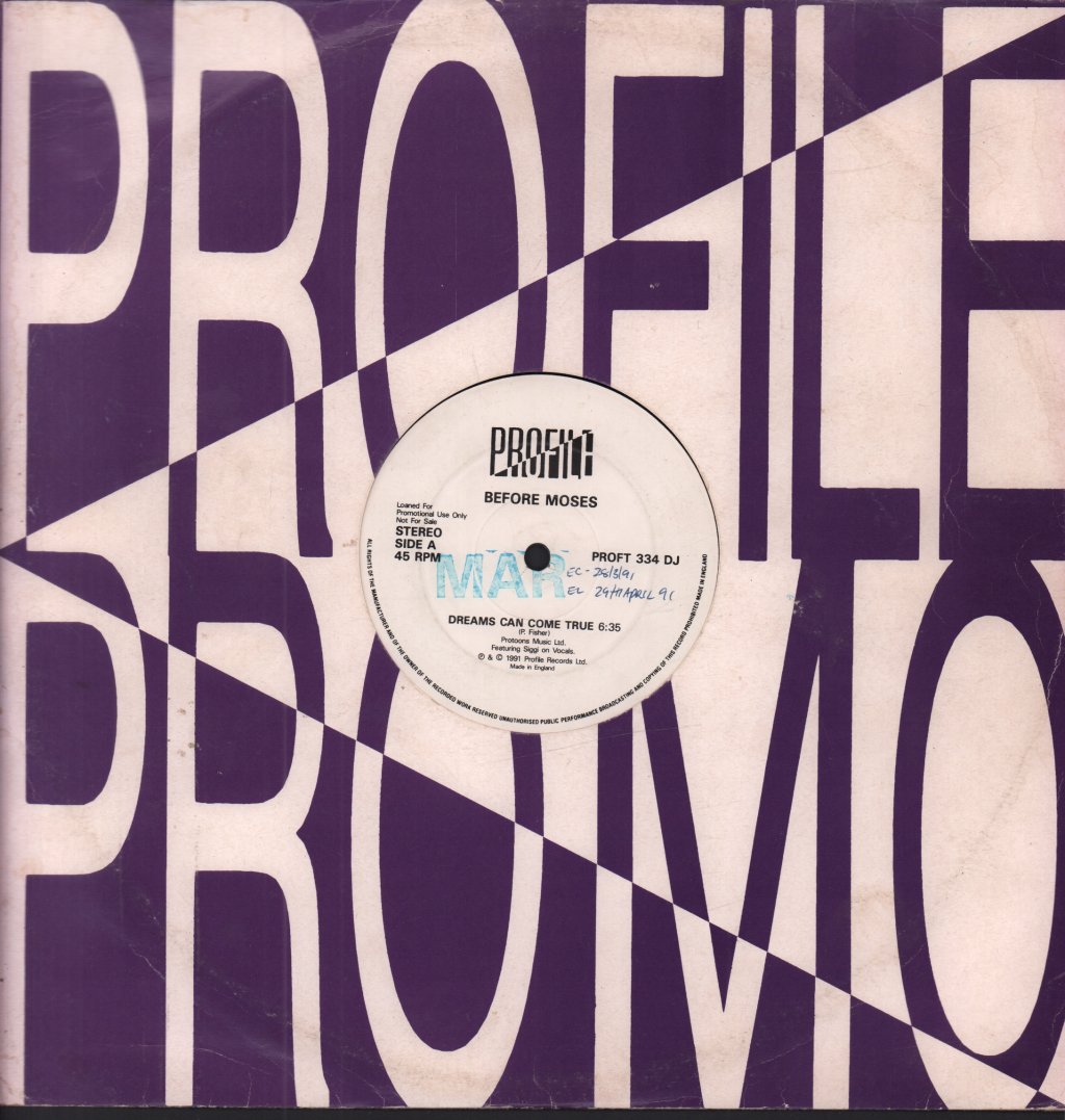 Before Moses - Dreams Can Come True - 12 Inch