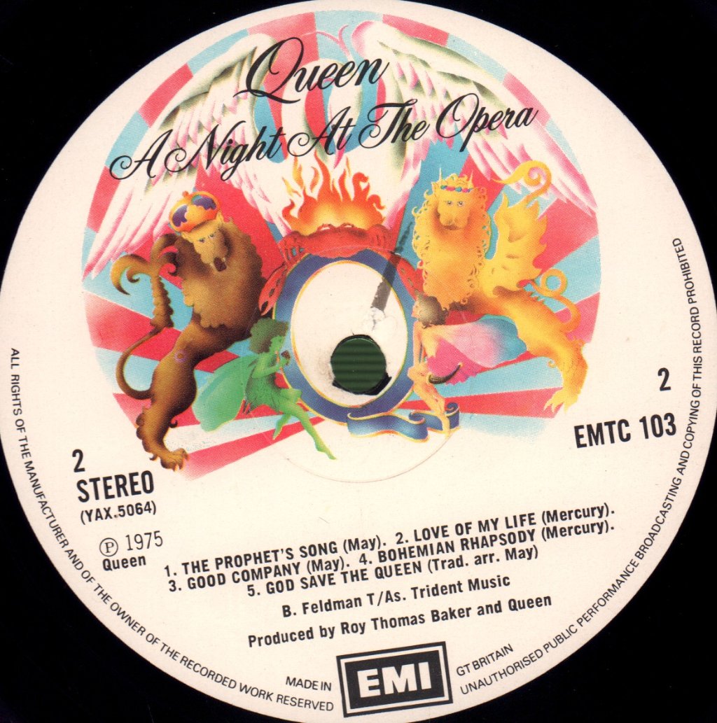 Queen - A Night At The Opera - Lp