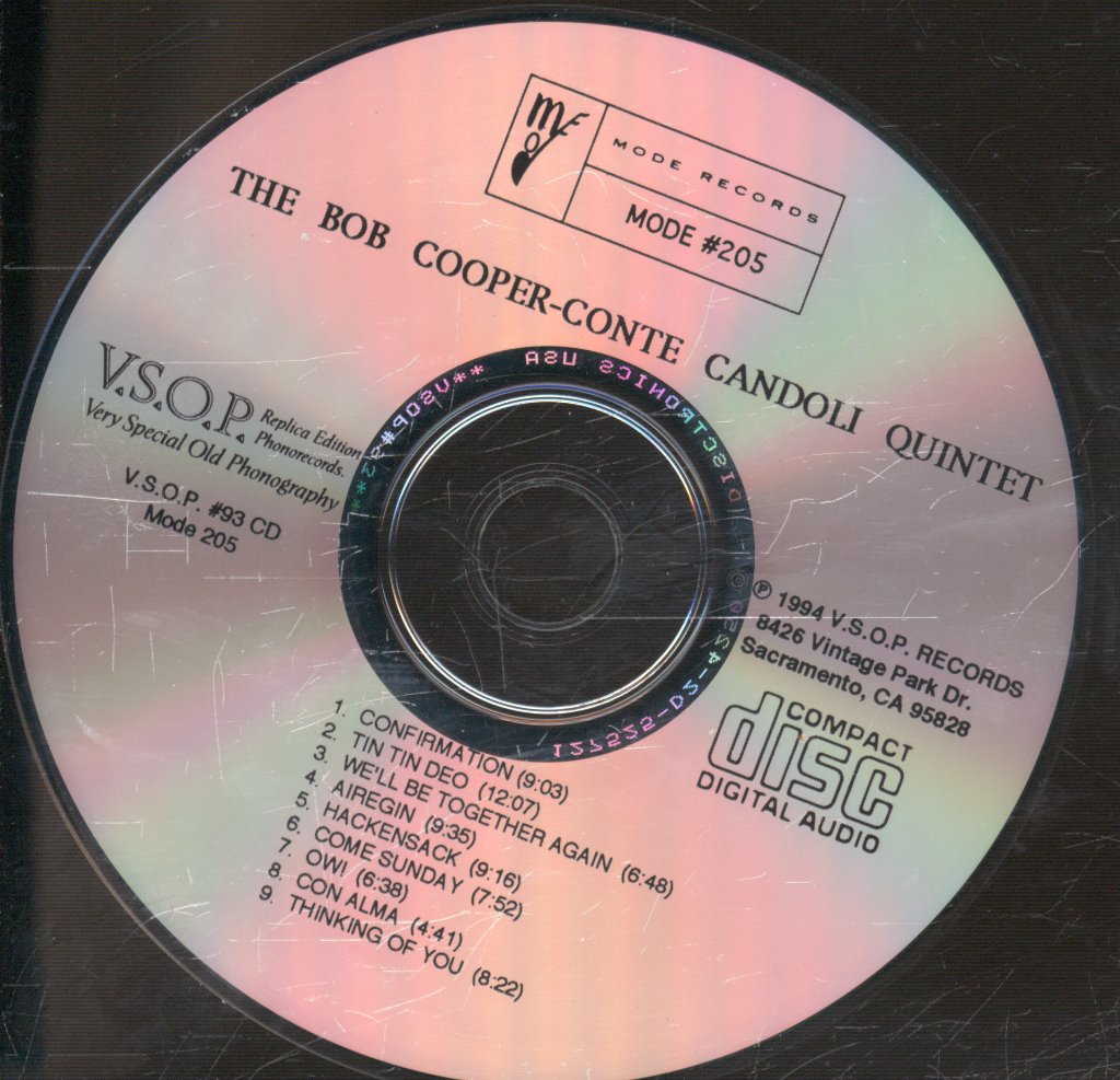 Bob Cooper - Conte Candoli Quintet - Bob Cooper - Conte Candoli Quintet - Cd