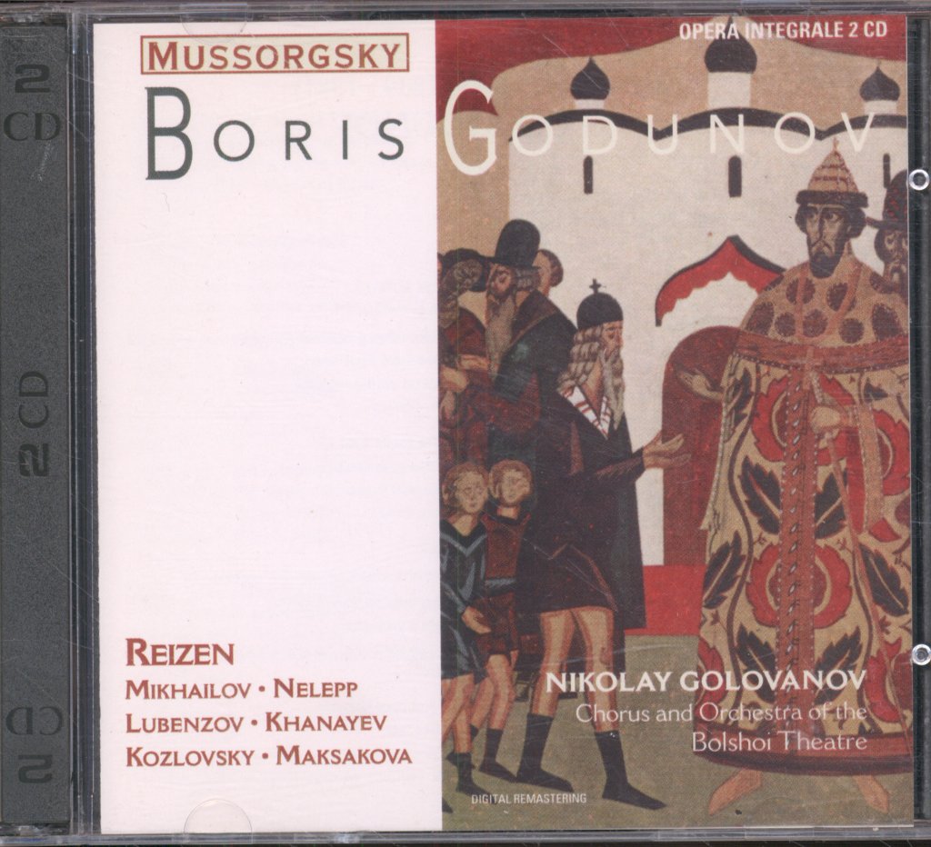 Chorus And Orchestra of the Bolshoi Theatre, Nikolay Golovanov - Mussorgsky - Boris Godunov - Double Cd