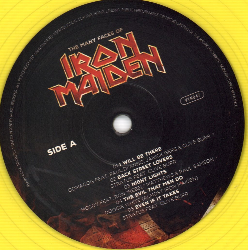 Various Artists - Many Faces Of Iron Maiden (A Journey Through The Inner World Of Iron Maiden) - Lp