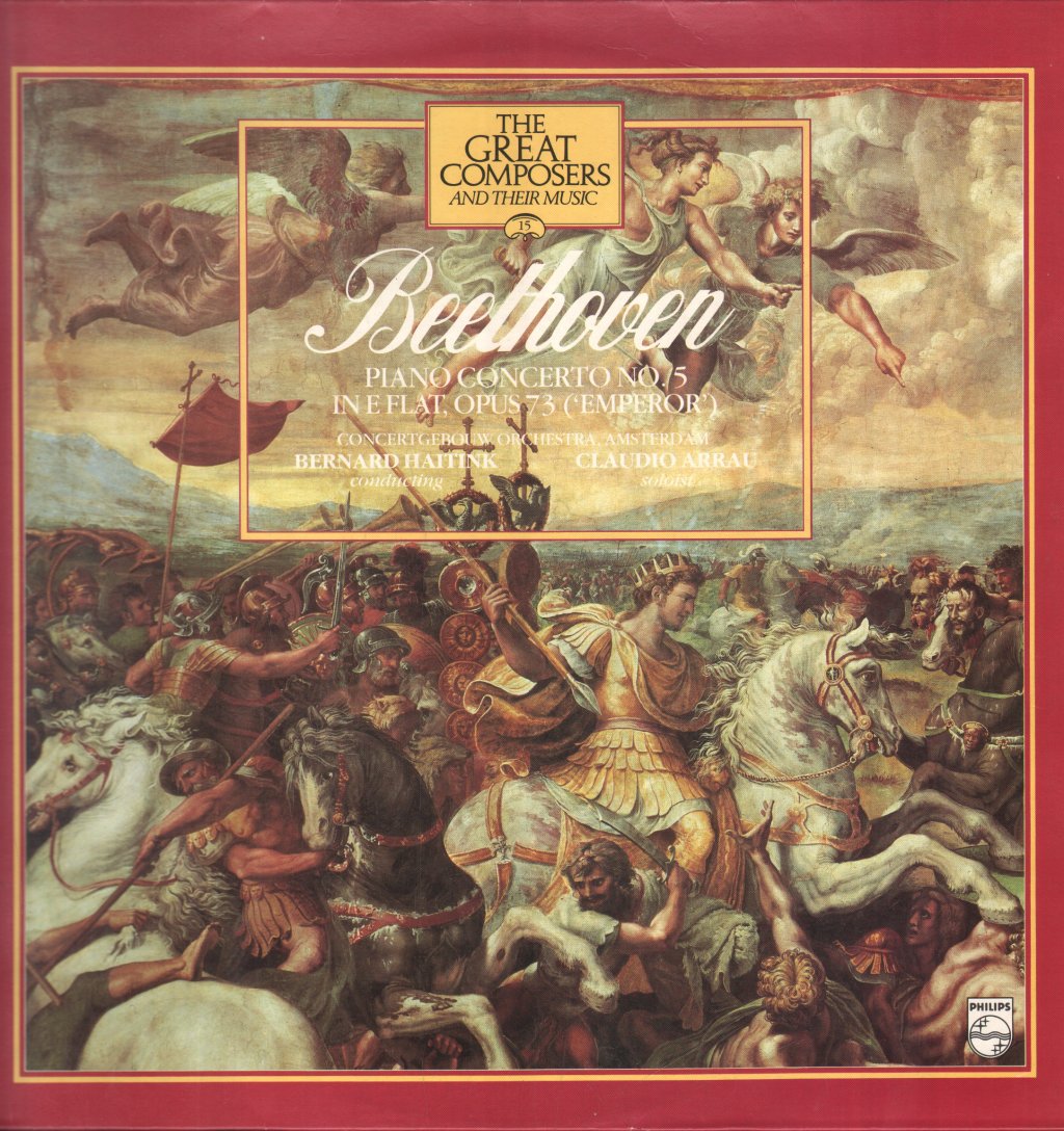 Claudio Arrau / Bernard Haitink / Concertgebouw Orch. - Beethoven - Piano Concerto No.5 In E Flat Emperor - Lp