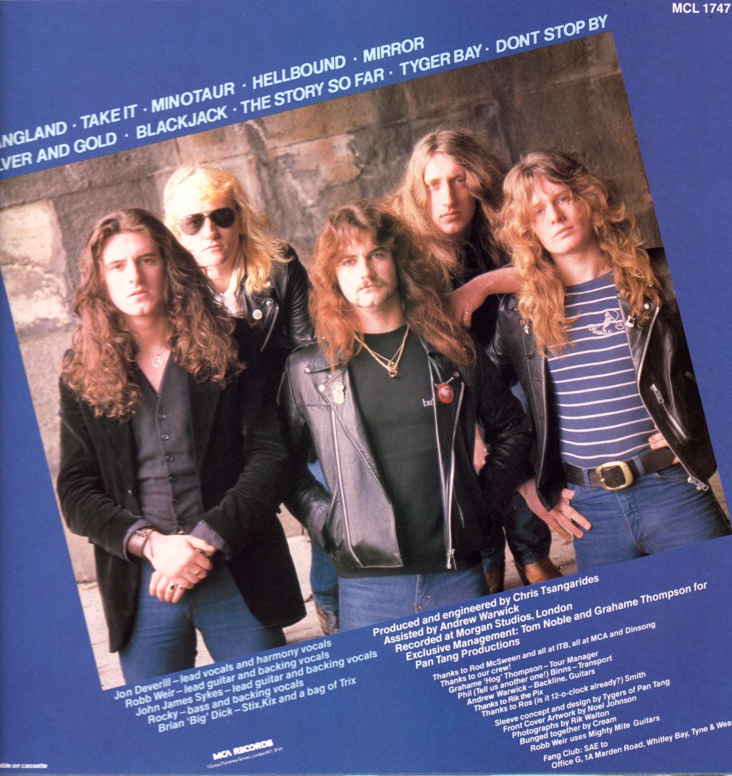 Tygers Of Pan Tang - Spellbound - Lp