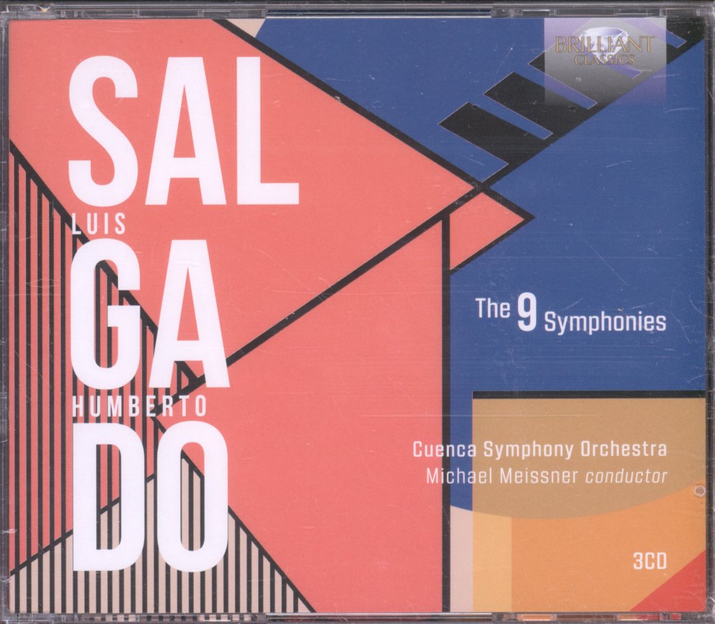 Cuenca Symphony Orchestra, Michael Meissner - Luis Humberto Salgado -  9 Symphonies - Triple Cd