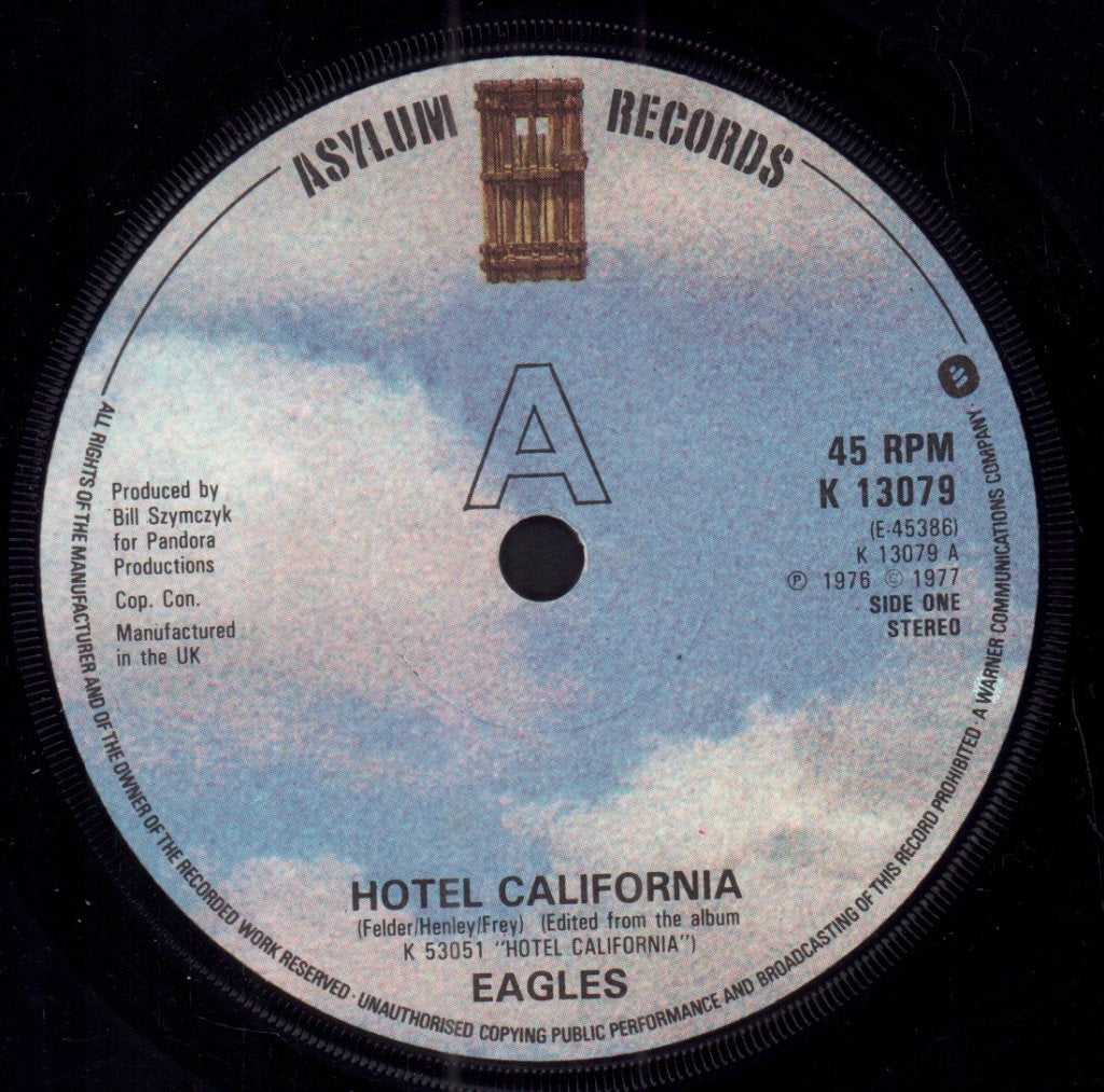 Eagles - Hotel California - 7 Inch