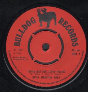David Sebastian Bach - You've Lost That Lovin' Feeling - 7 Inch