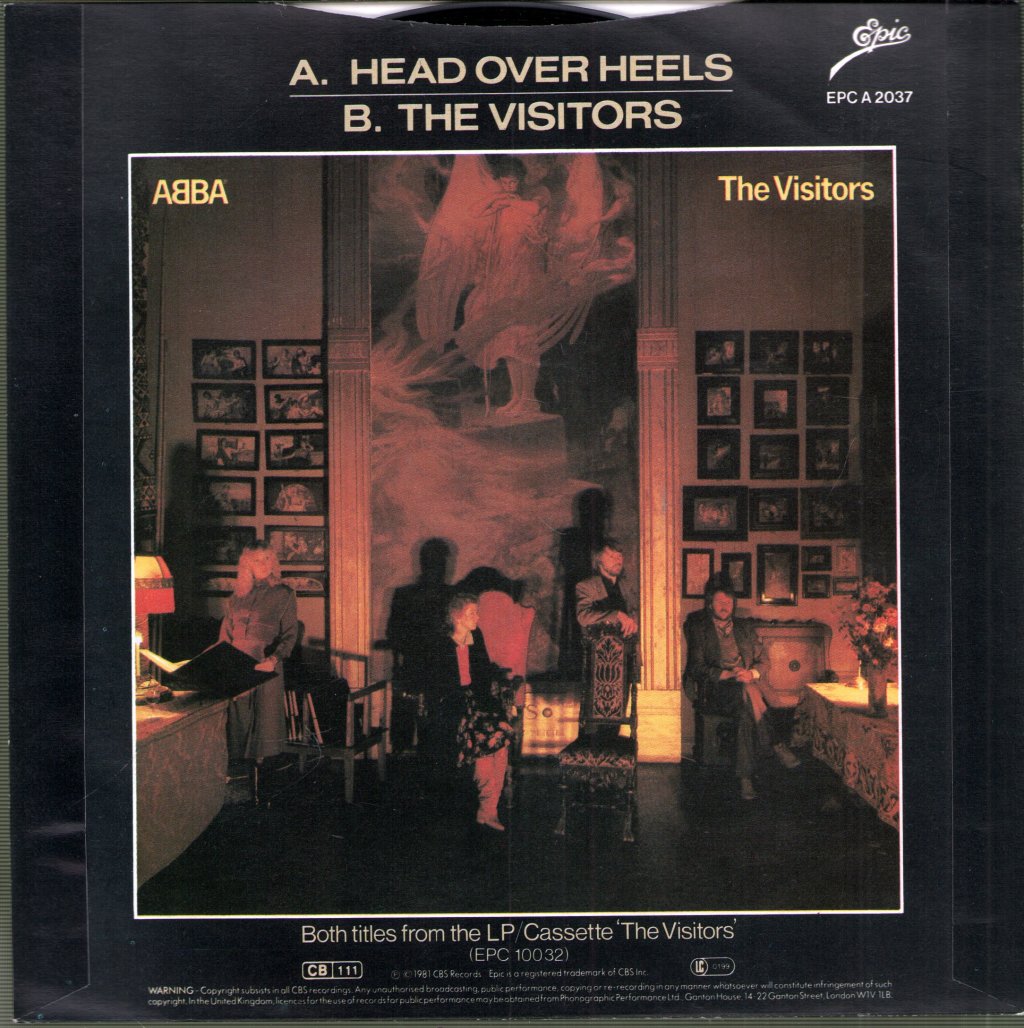 ABBA - Head Over Heels - 7 Inch