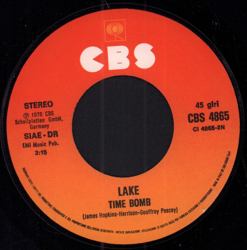 Lake - On The Run - 7 Inch