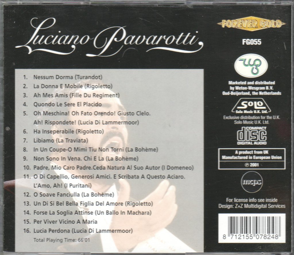Luciano Pavarotti - Luciano Pavarotti - Cd