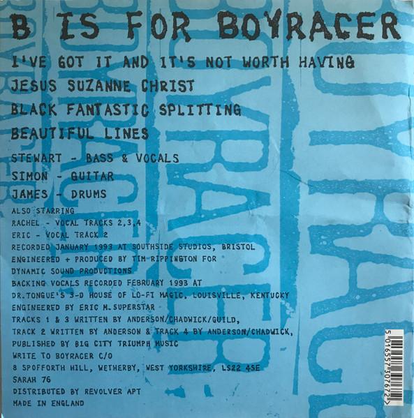 Boyracer - B Is For Boyracer - 7 Inch