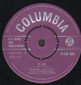 Michael Holliday - In Love - 7 Inch