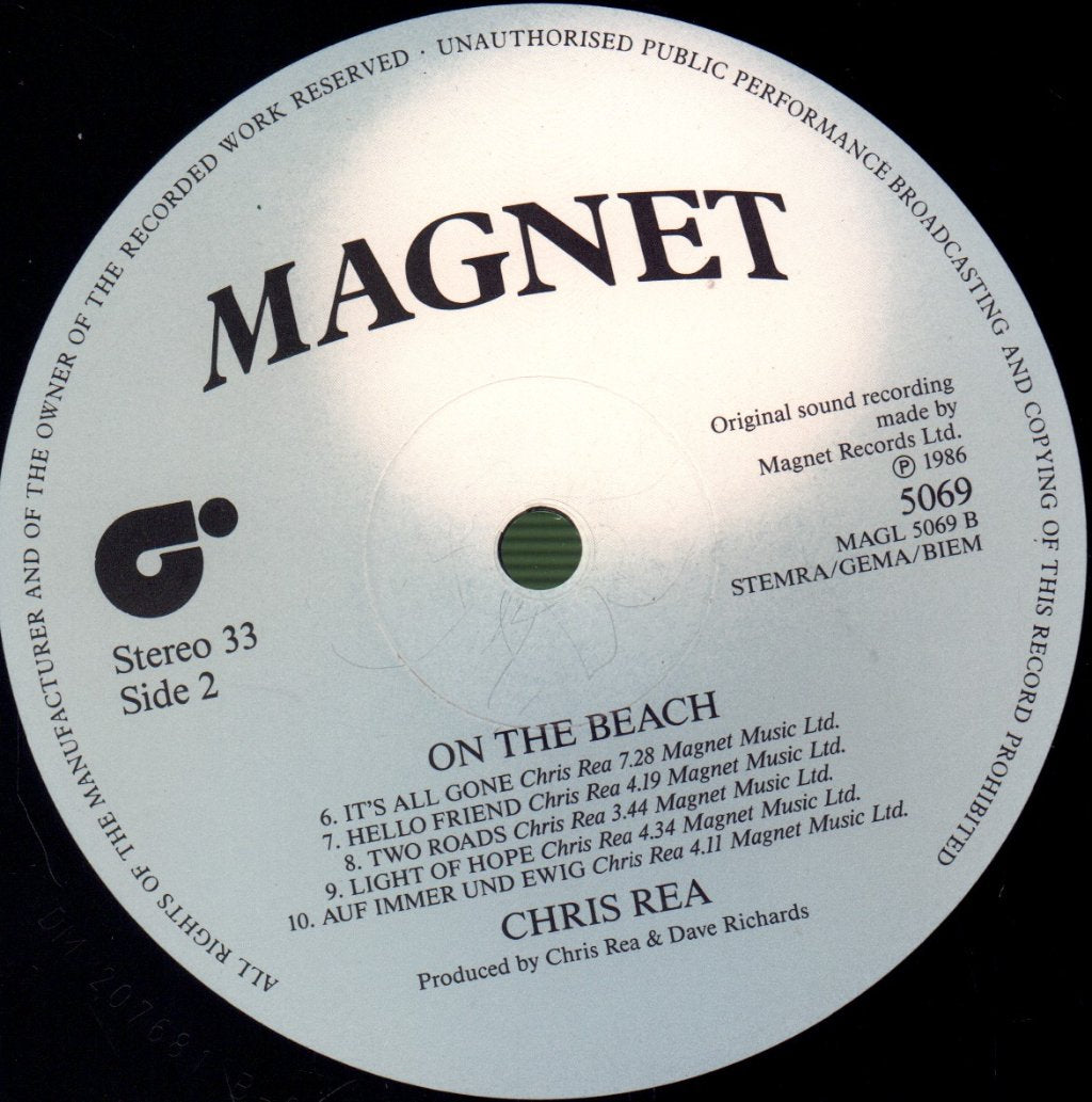 Chris Rea - On The Beach - Lp