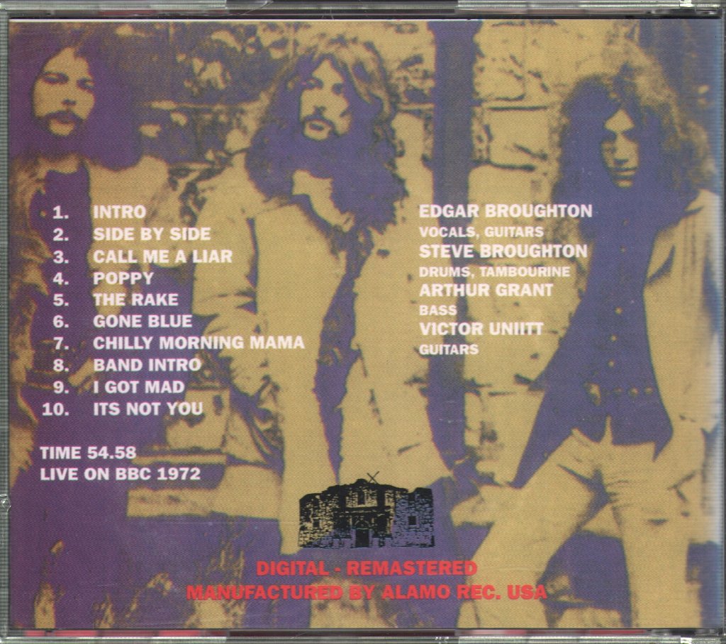 Edgar Broughton Band - Live On Bbc 72 - Cd