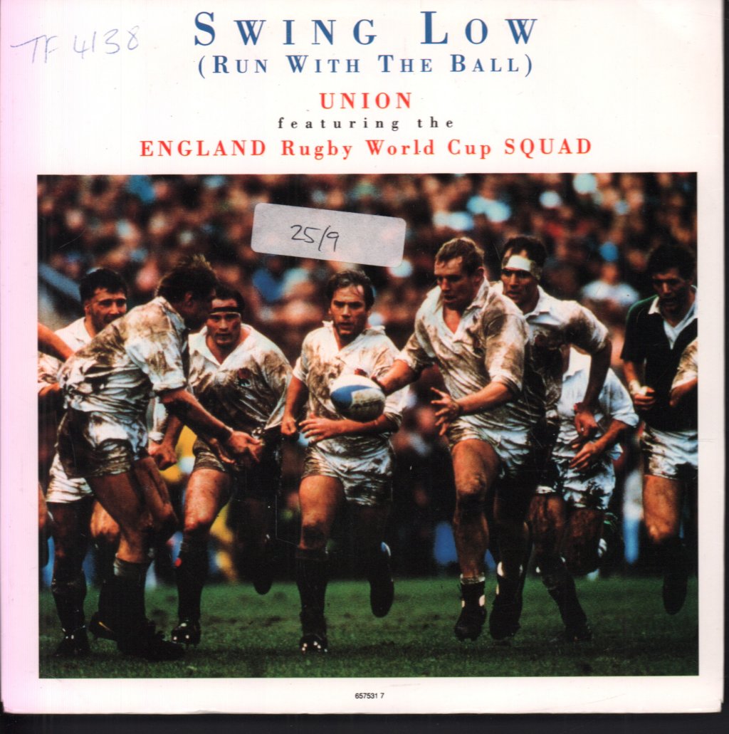 Union Featuring The England Rugby World Cup Squad - Swing Low - 7 Inch