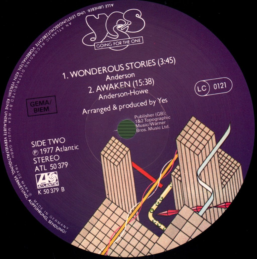 Yes - Going For The One - Lp