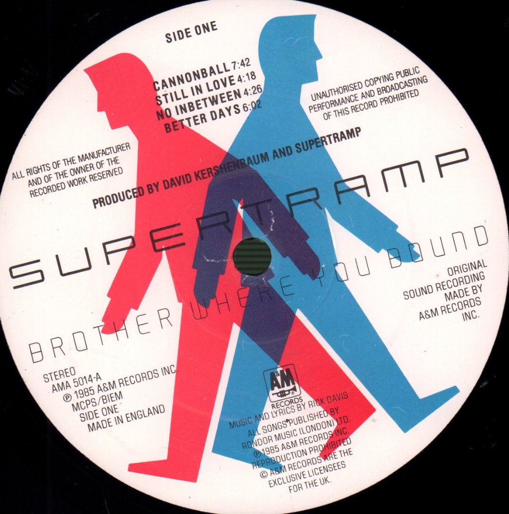 Supertramp - Brother Where You Bound - Lp