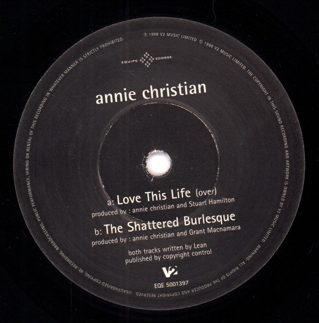 Annie Christian - Love This Life - 7 Inch