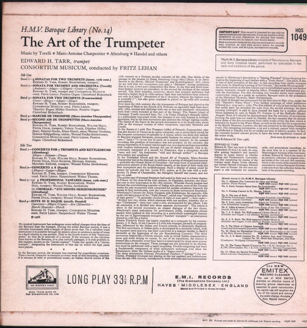 Various Artists - Art Of The Trumpeter - Lp