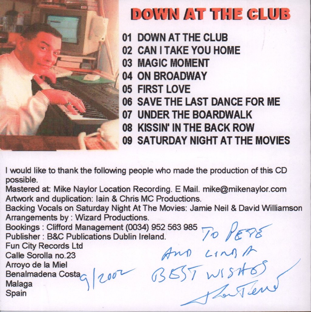 don terre (drifters) - down at the club - Cdr