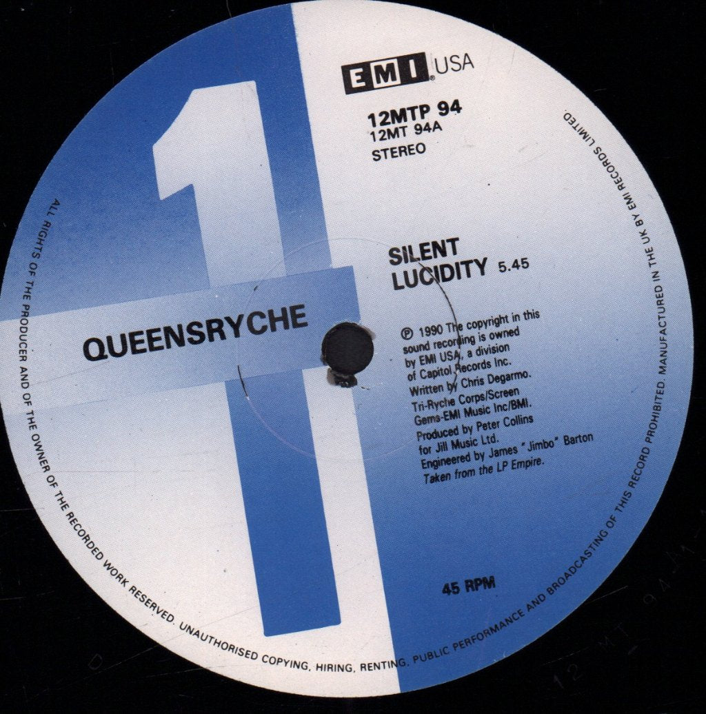 Queensryche - Silent Lucidity - 12 Inch