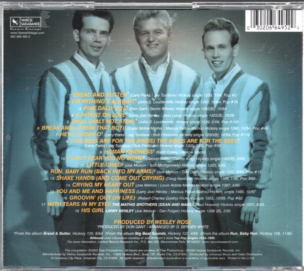 Newbeats - Very Best Of The Newbeats (Bread And Butter) - Cd