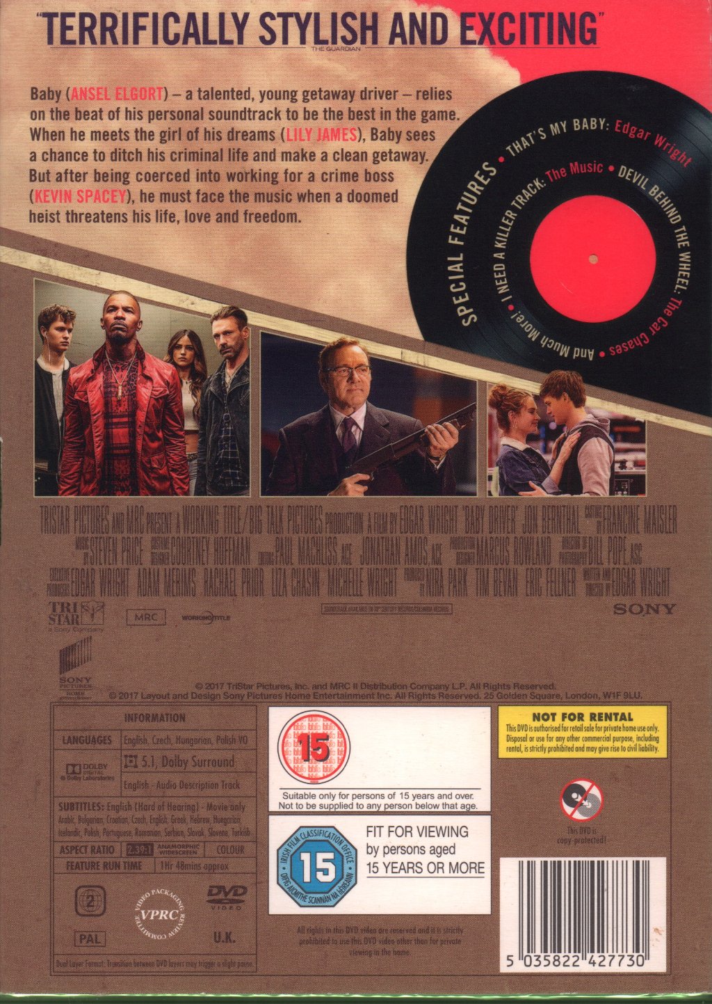 Baby Driver - Baby Driver - Dvd