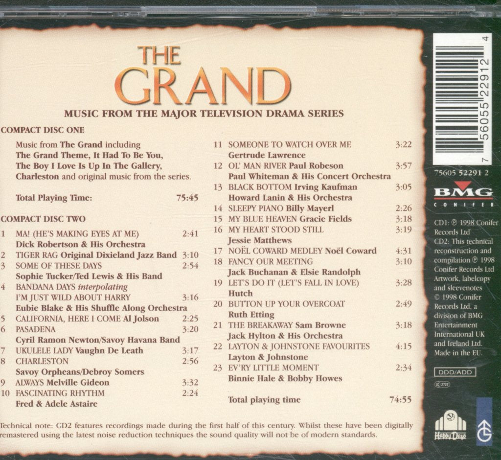 Various Artists - Grand - Music From The Major Television Drama Series - Double Cd