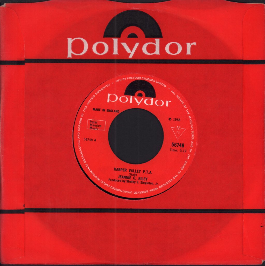 Jeannie C. Riley - Harper Valley Pta - 7 Inch