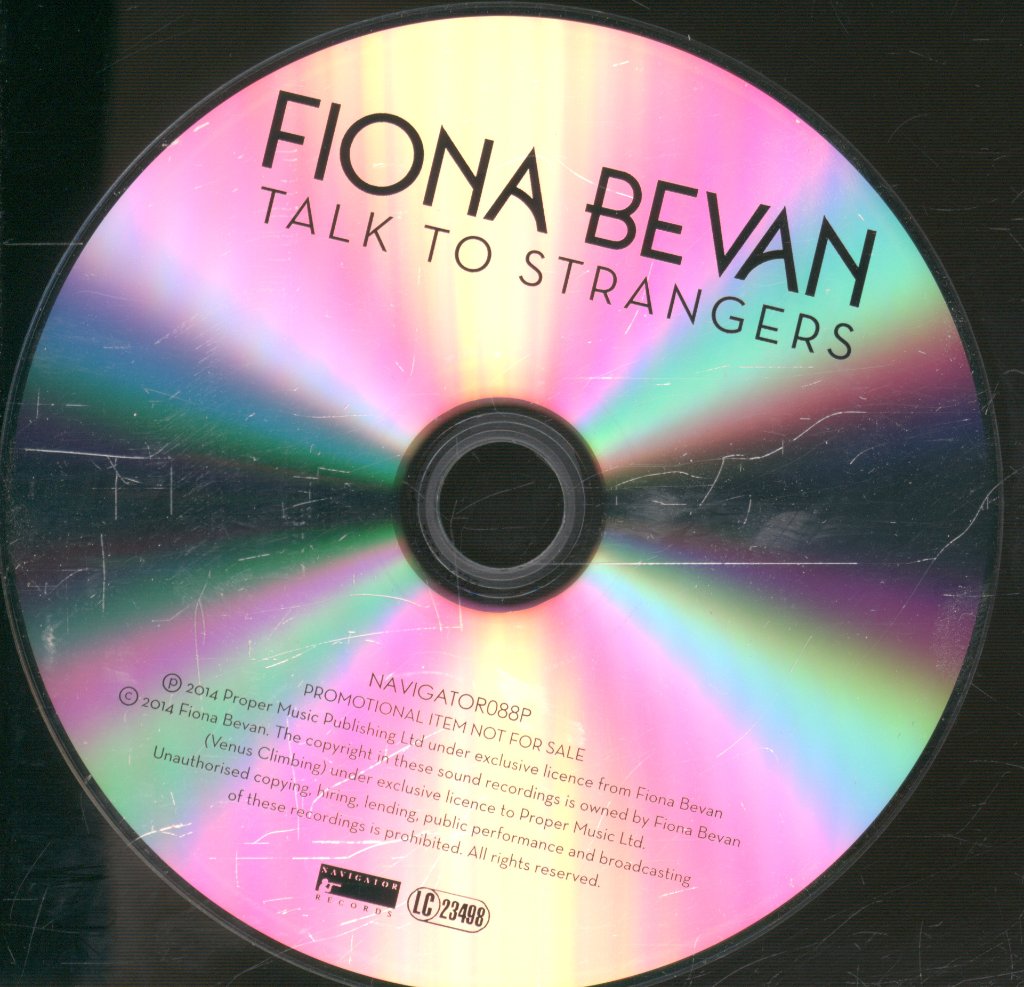 Fiona Bevan - Talk To Strangers - Cdr