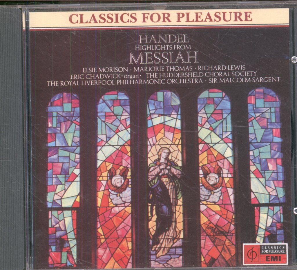 Huddersfield Choral Society • The Royal Liverpool Philharmonic Orchestra • Sir Malcolm Sargent - Handel - Highlights From Messiah - Cd