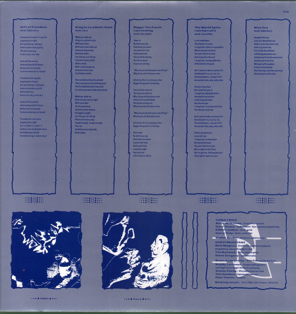 China Crisis - Flaunt The Imperfection - Lp