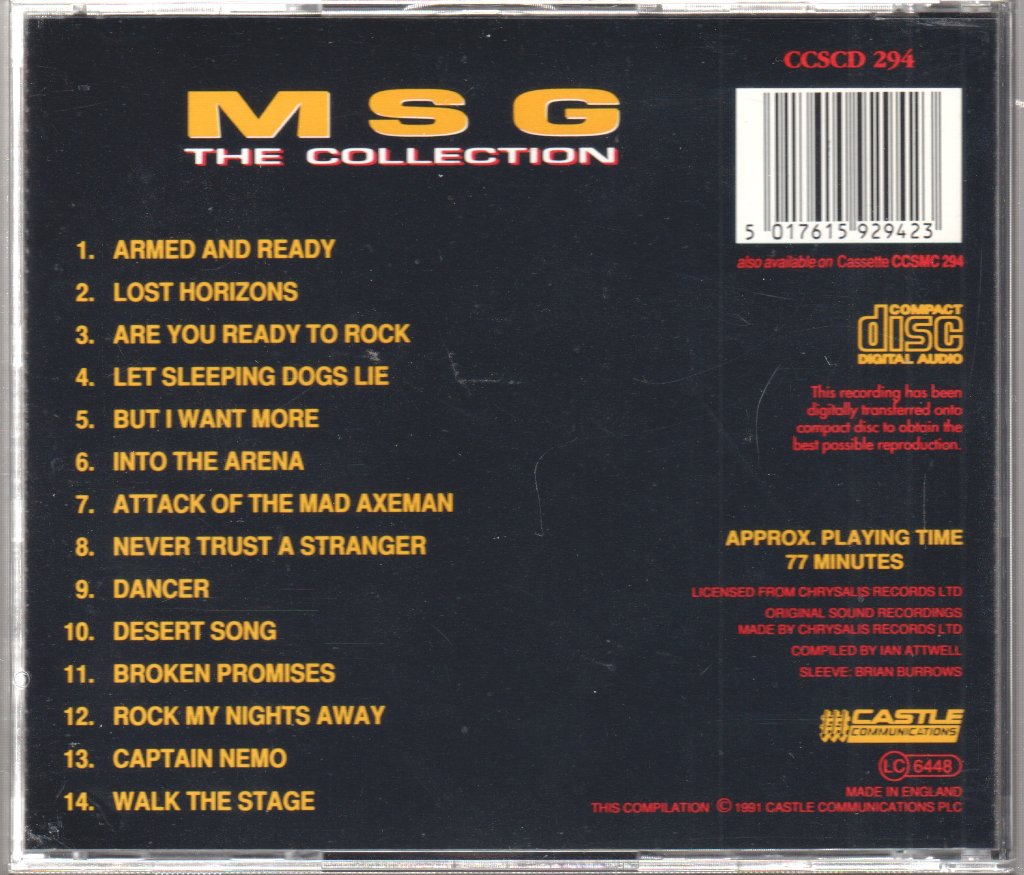 Michael Schenker Group - Collection - Cd