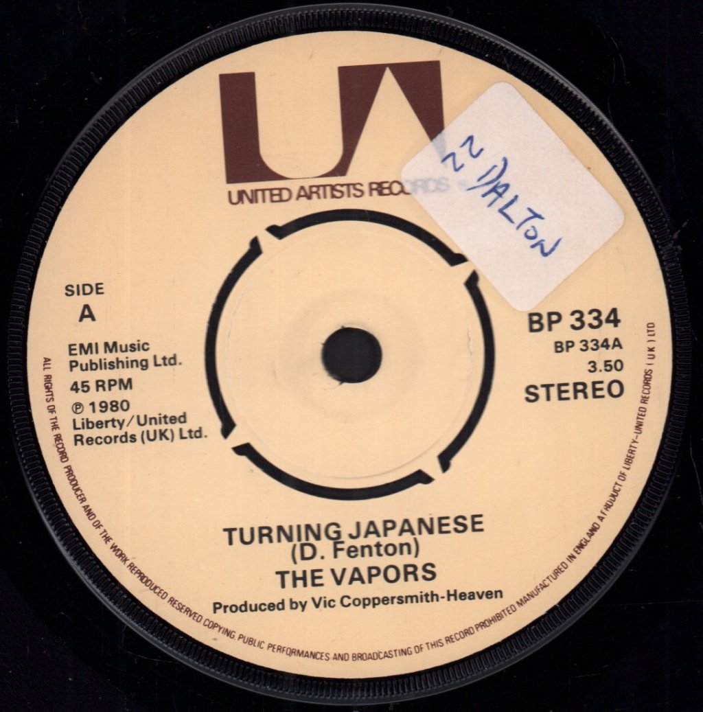 Vapors - Turning Japanese - 7 Inch