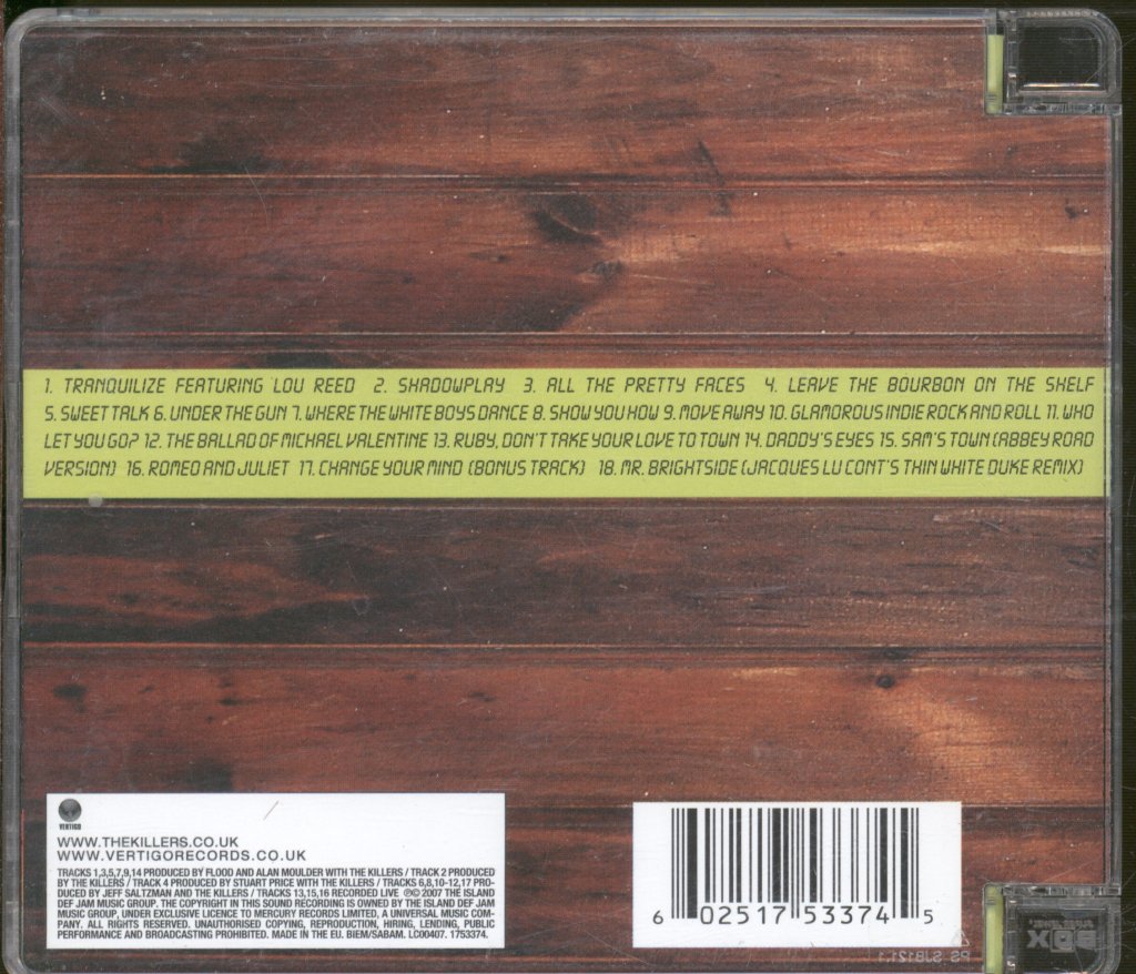 Killers - Sawdust - Cd