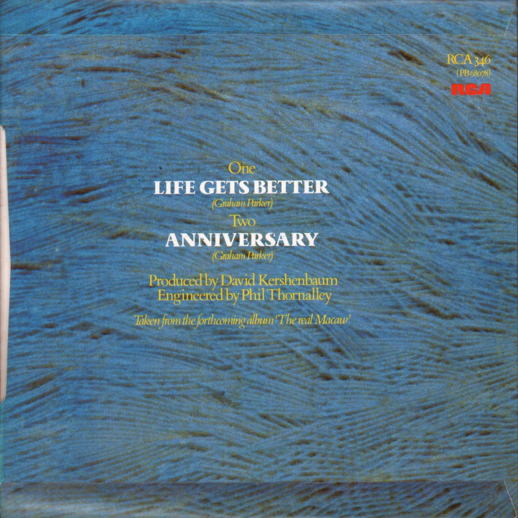 Graham Parker - Life Gets Better - 7 Inch