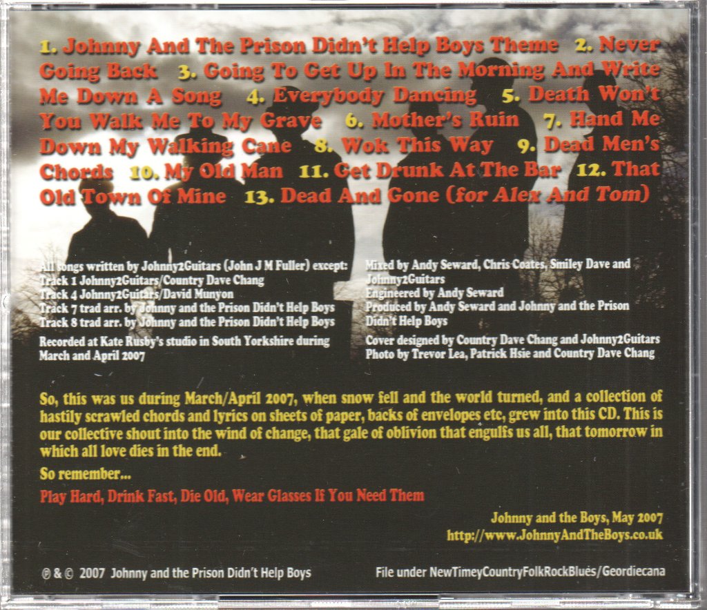 Johnny and the Prison Didn't Help Boys - We Ain't Dead Yet - Cd