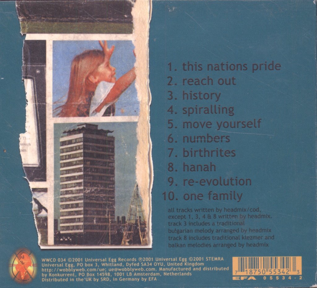 Headmix - Reach Out - Cd