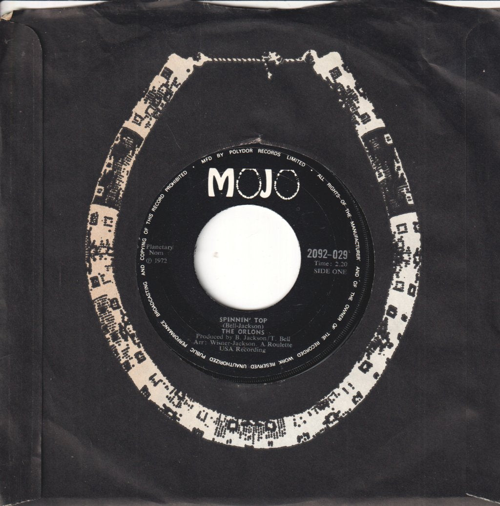 Orlons - Spinnin' Top - 7 Inch