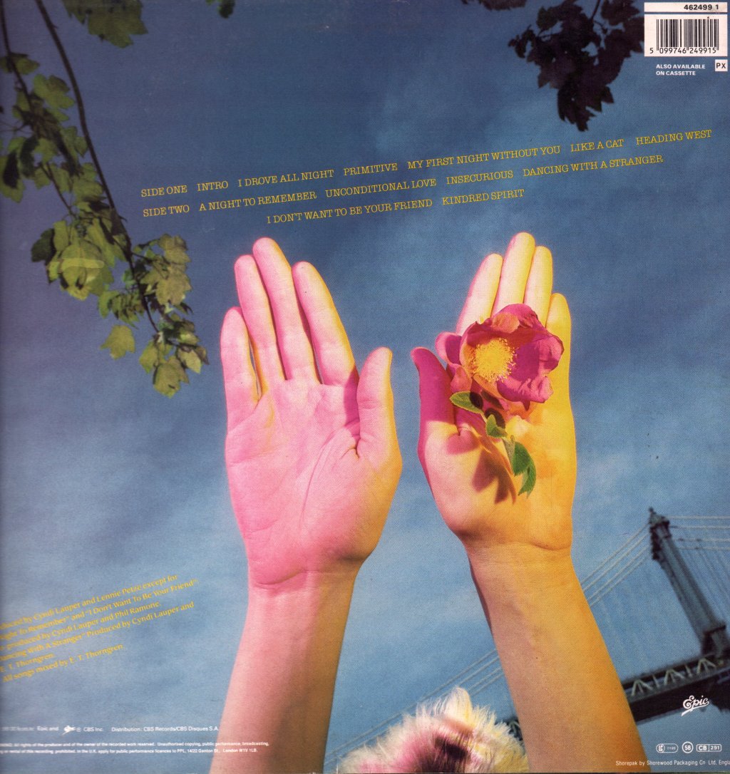 Cyndi Lauper - A Night To Remember - Lp